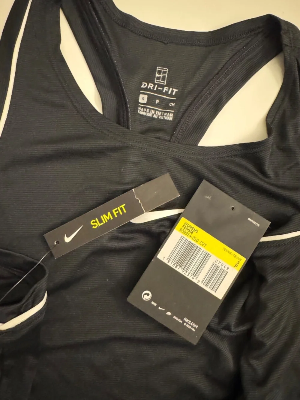 Rafa Nadal Academy Nike Tank Black Size S NWT
